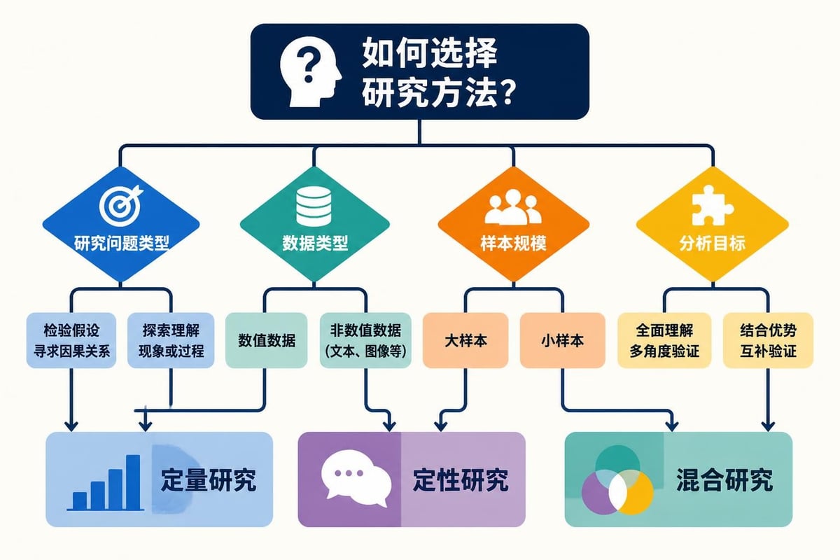 研究方法選擇決策樹