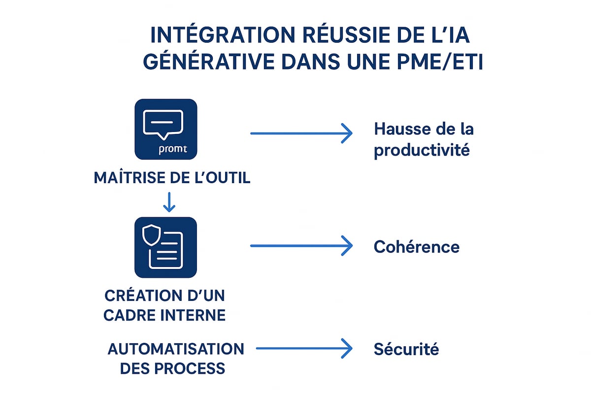 Cas Concrets : Intégration Réussie de l’IA Générative en PME/ETI