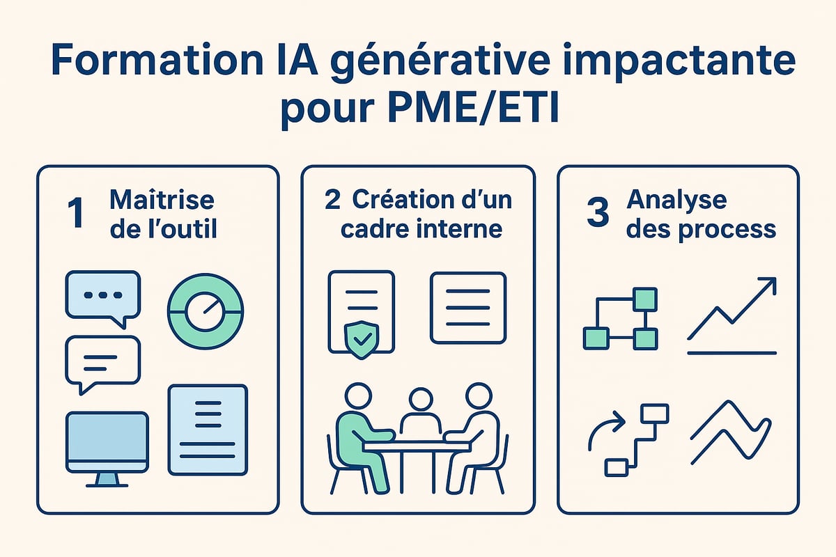Les 3 Niveaux Clés d’une Formation IA Générative Impactante