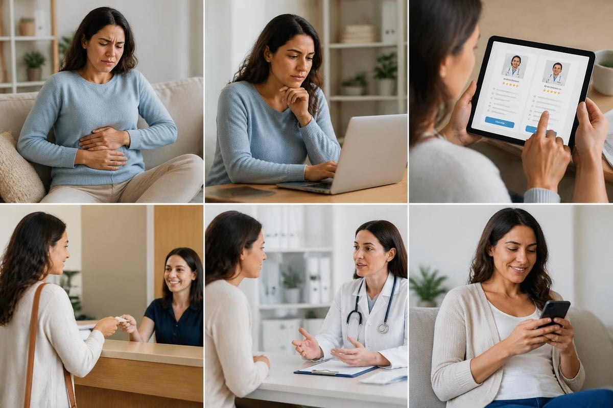 Patient journey stages in healthcare marketing