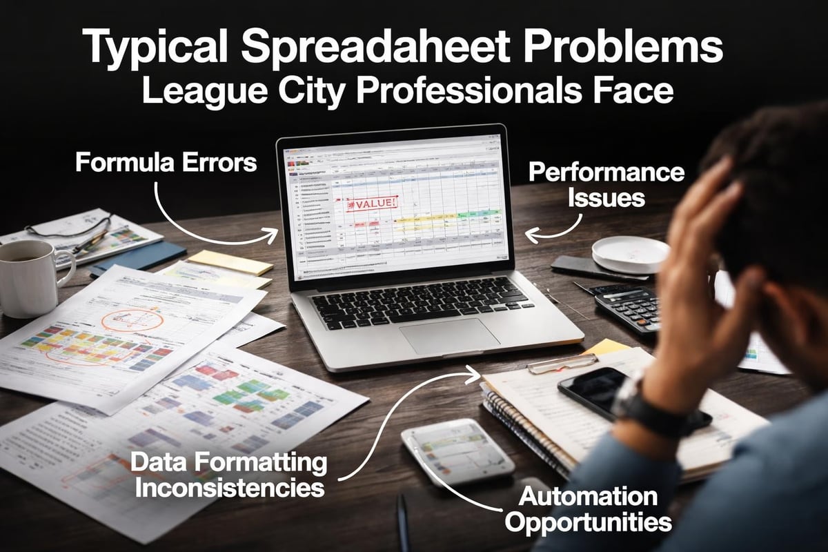 Common Excel challenges in League City