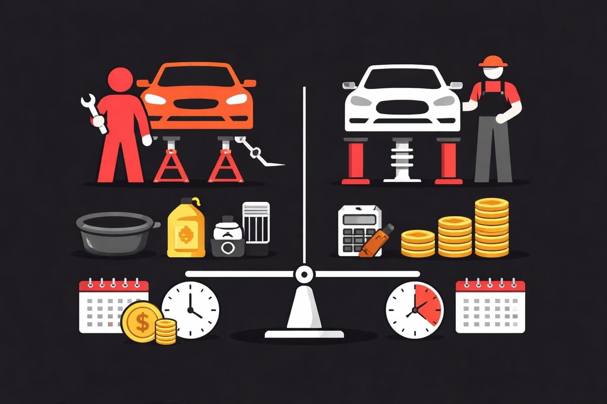 Oil change service options