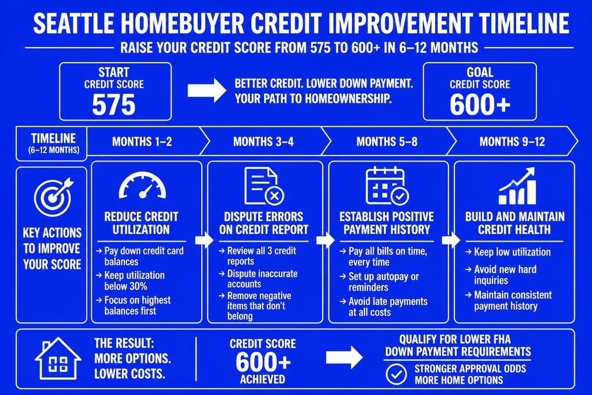 Credit score improvement timeline
