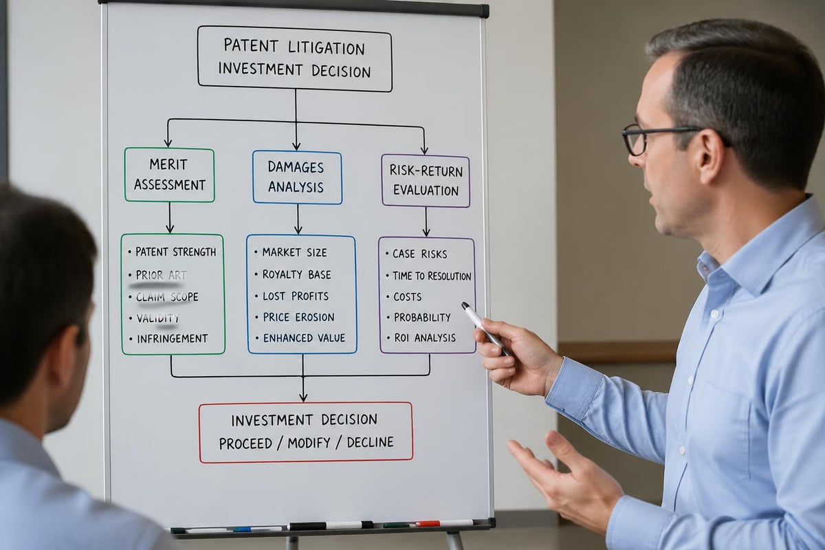 Litigation finance decision framework
