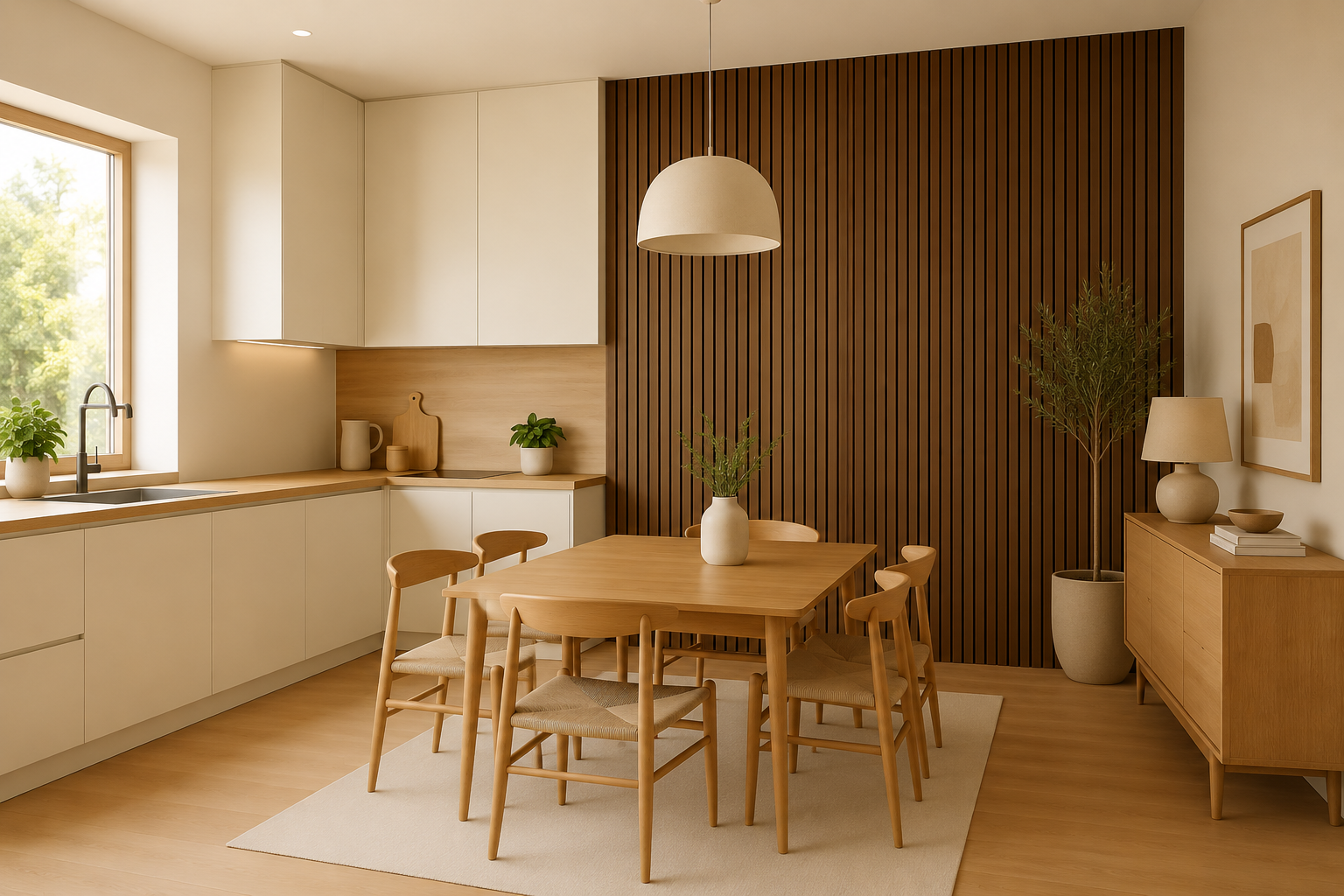 Eikenhouten eettafel - Museliving