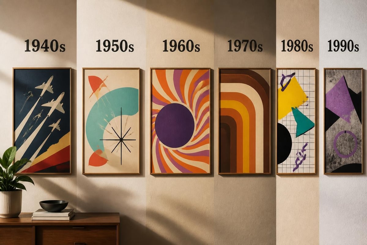 Retro design characteristics across decades