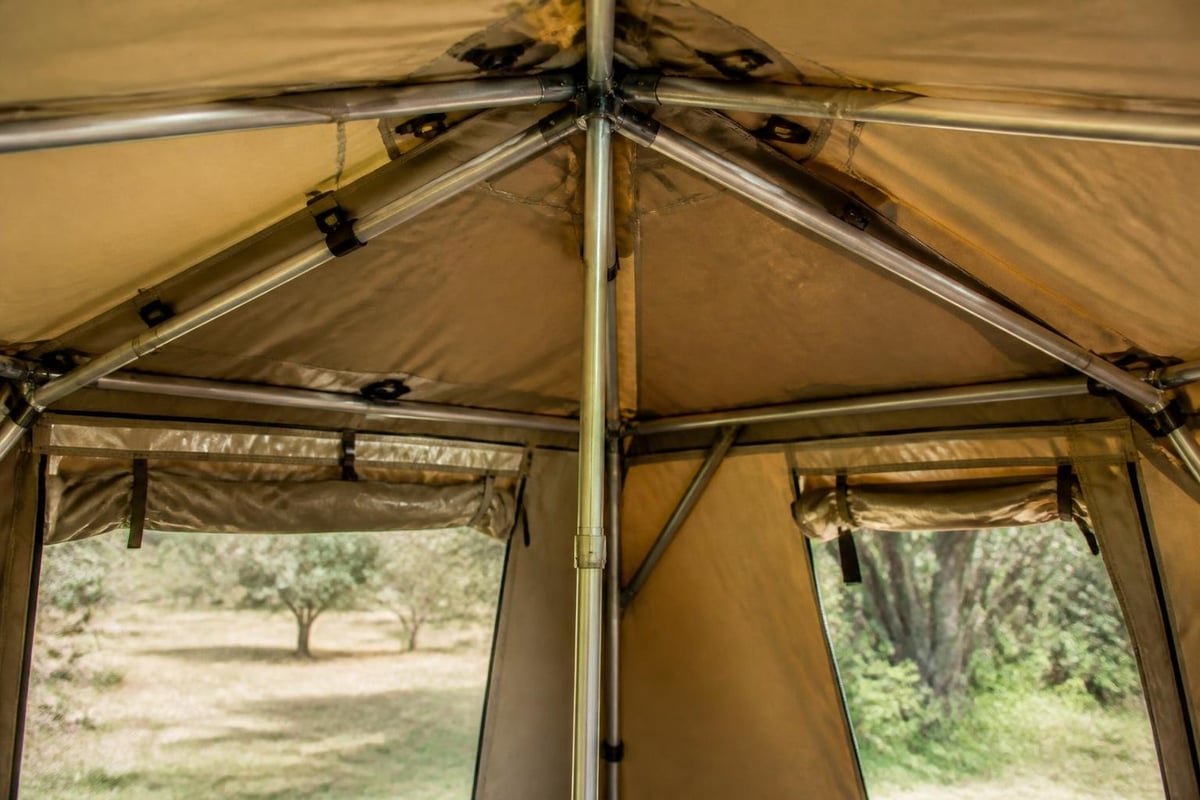 Tent frame stress points