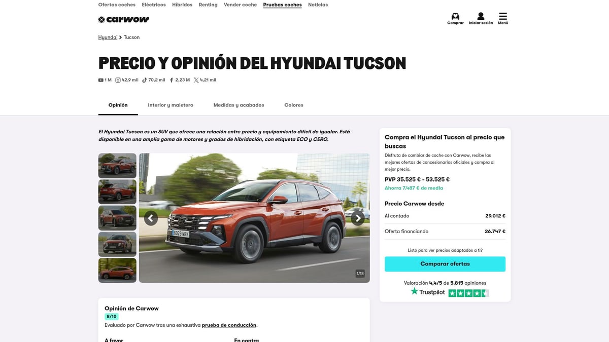 8 Cars with Large Trunks That Surprise in 2025 - Hyundai Tucson