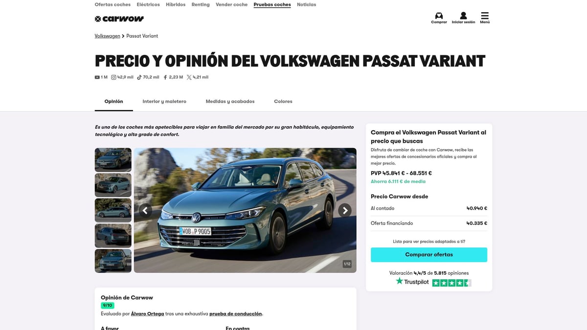 8 Cars with Large Trunks That Surprise in 2025 - Volkswagen Passat Variant