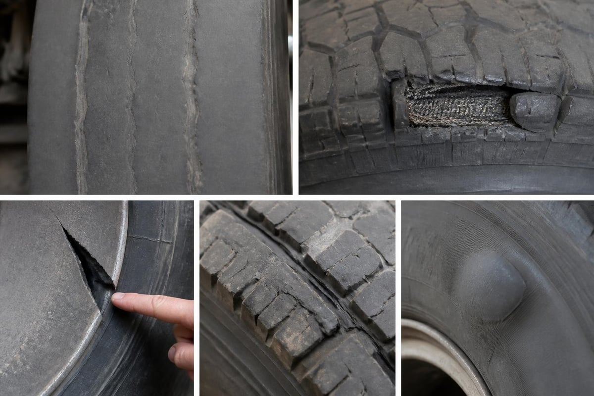Out-of-service tire violations