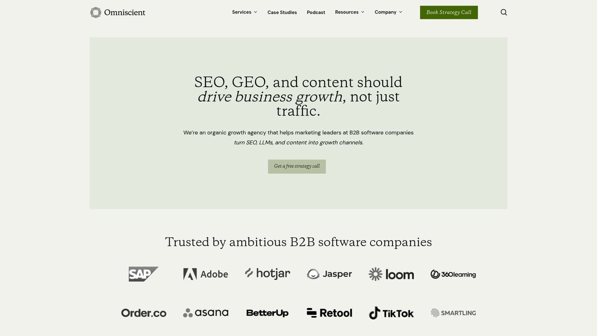 12 Innovative SaaS Agencies to Watch in 2026 - Omniscient Digital