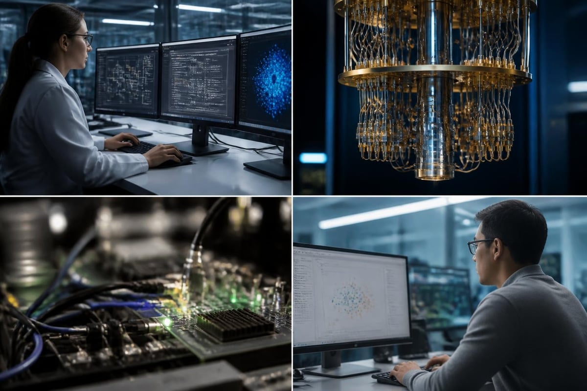 Hybrid quantum computing workflow