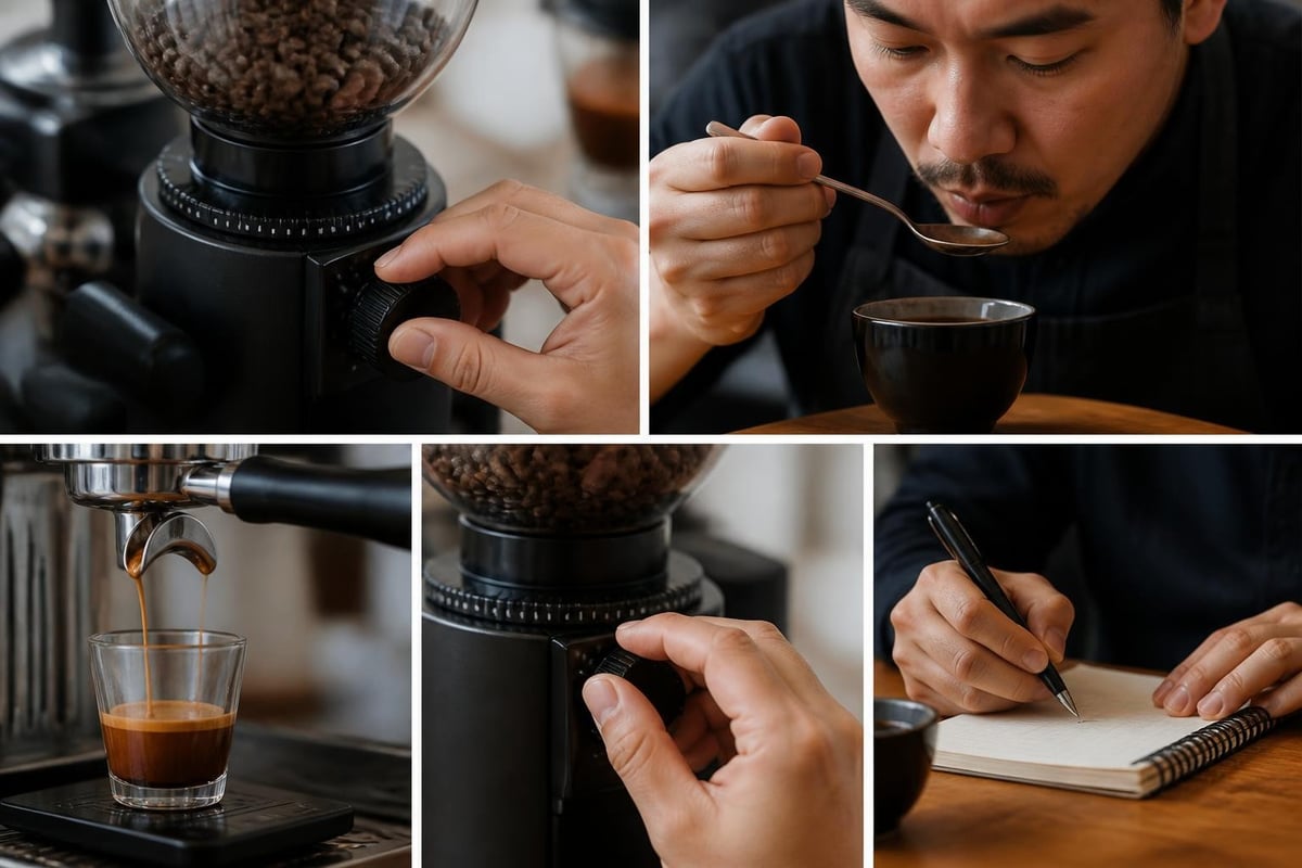 Moulin adjustment workflow