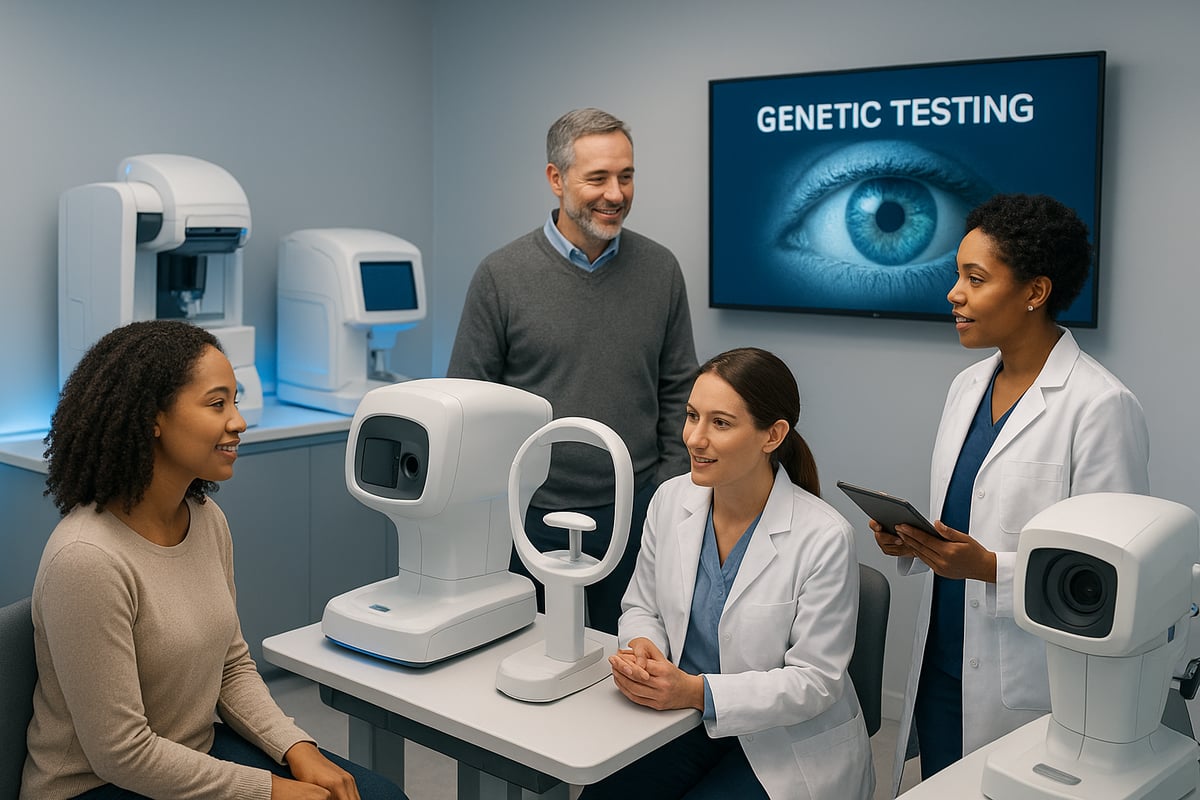 Diagnosis and Risk Assessment: Genetic Testing in Eye Diseases