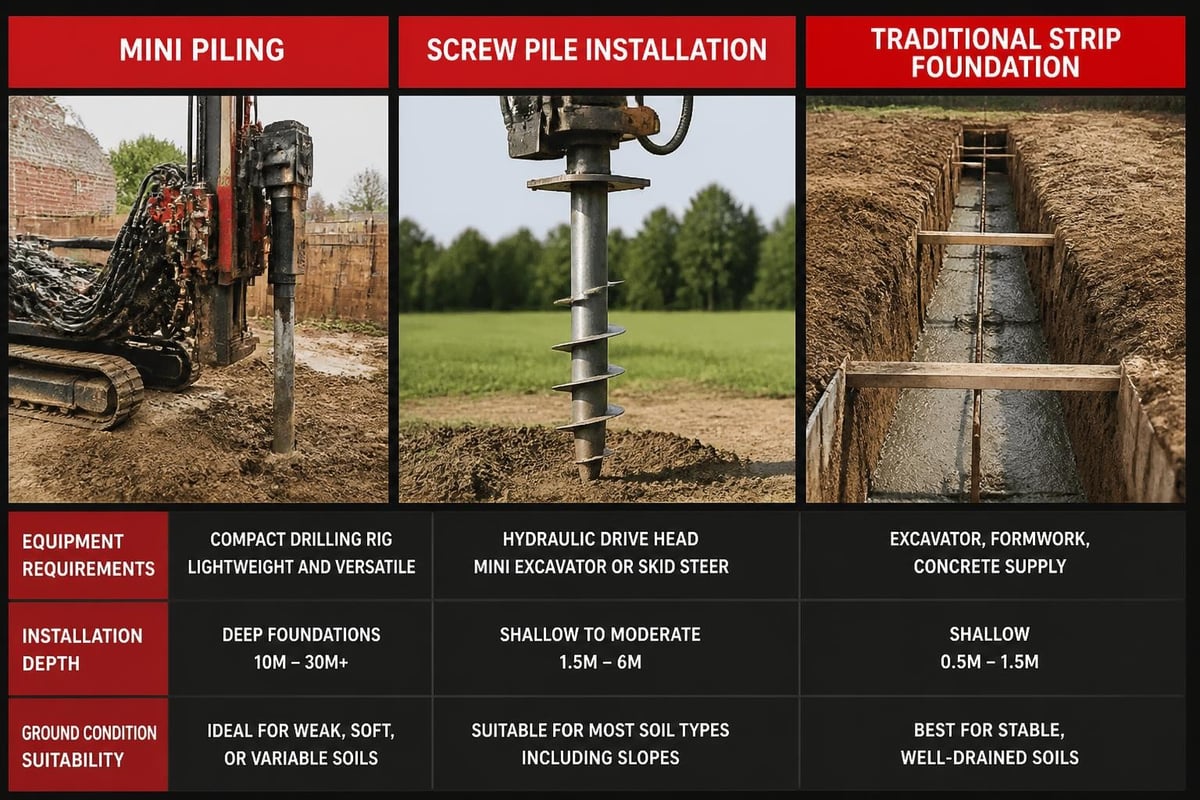 Piling installation methods