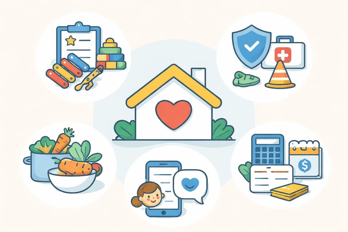 Daily responsibilities of home daycare providers