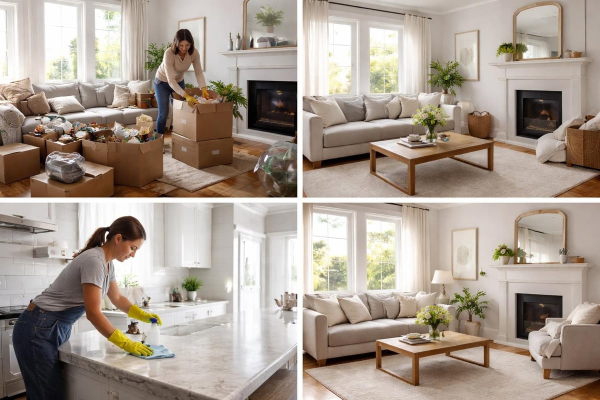 Préparation maison avant vente