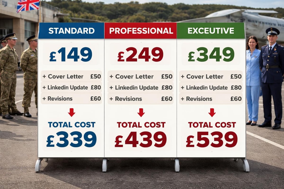 CV writing package comparison