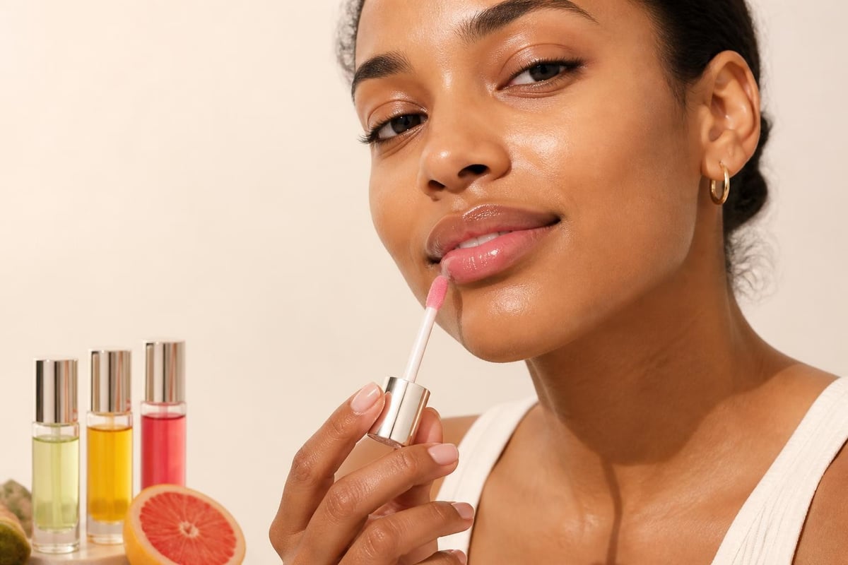 Lip oil formulation