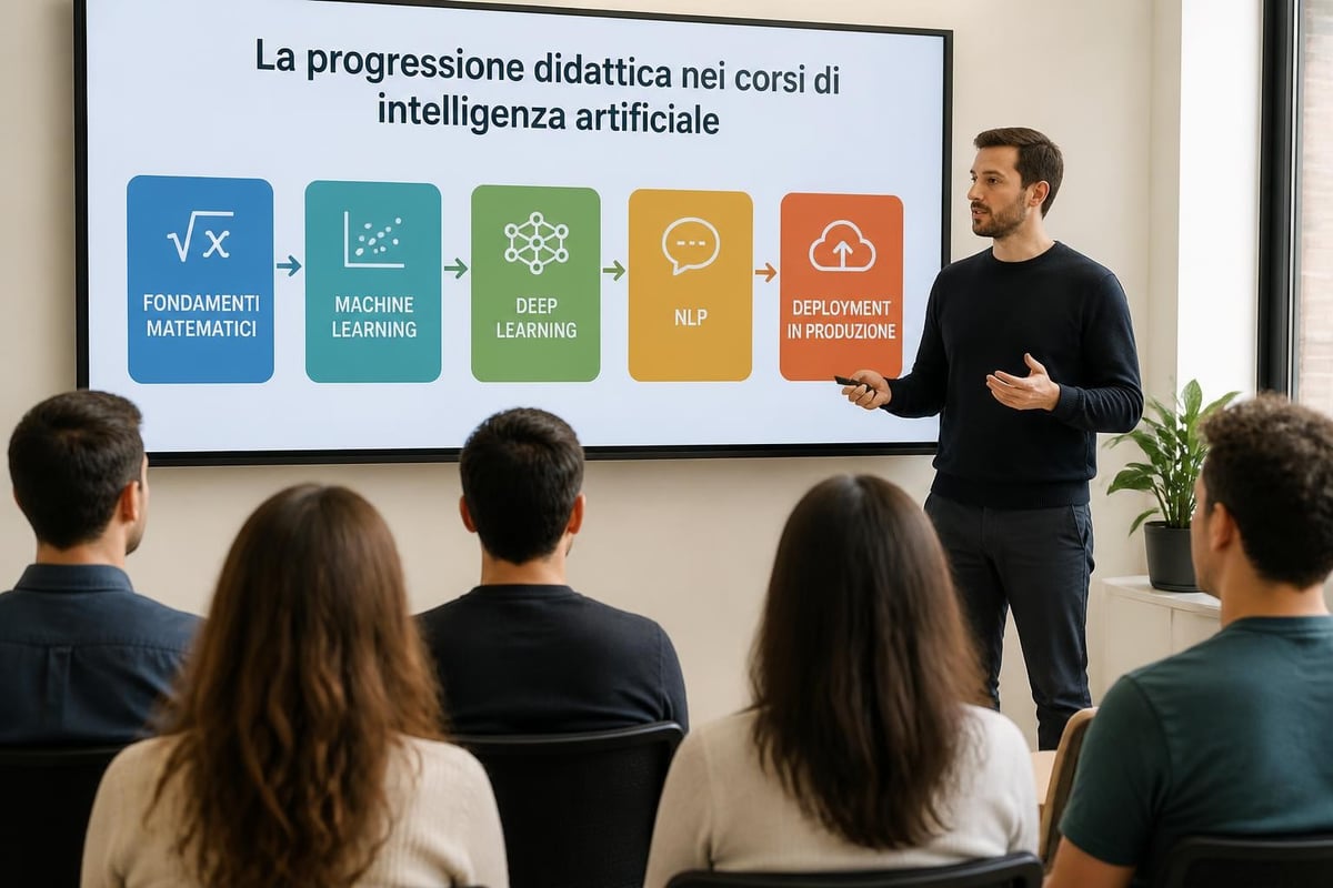 Struttura progressiva di apprendimento AI