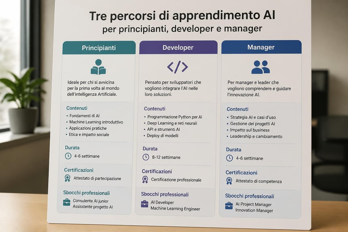 Percorsi formativi AI personalizzati
