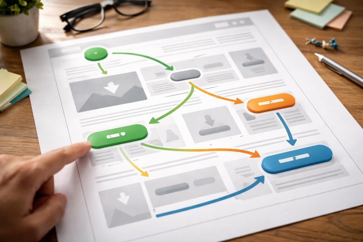 Conversion-optimiertes Website-Layout