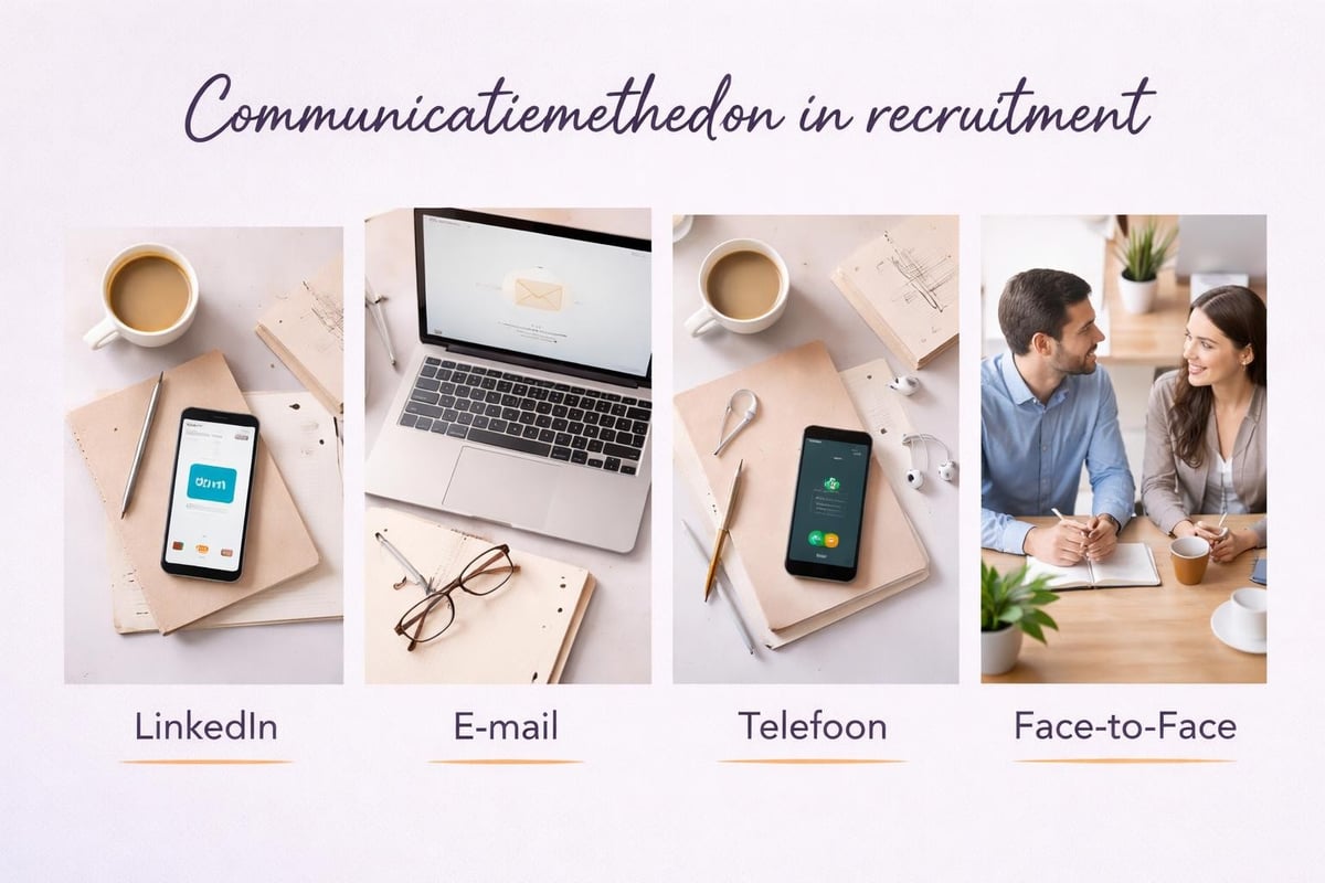 Communicatiekanalen tussen kandidaten en recruiters