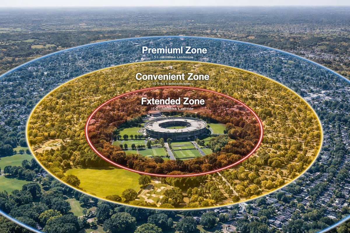 Wimbledon properties proximity map