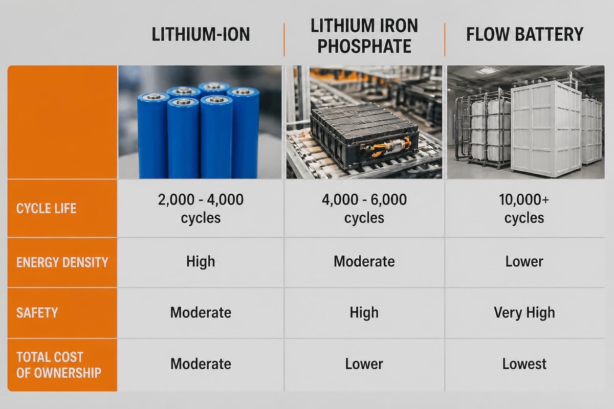 Battery chemistry comparison