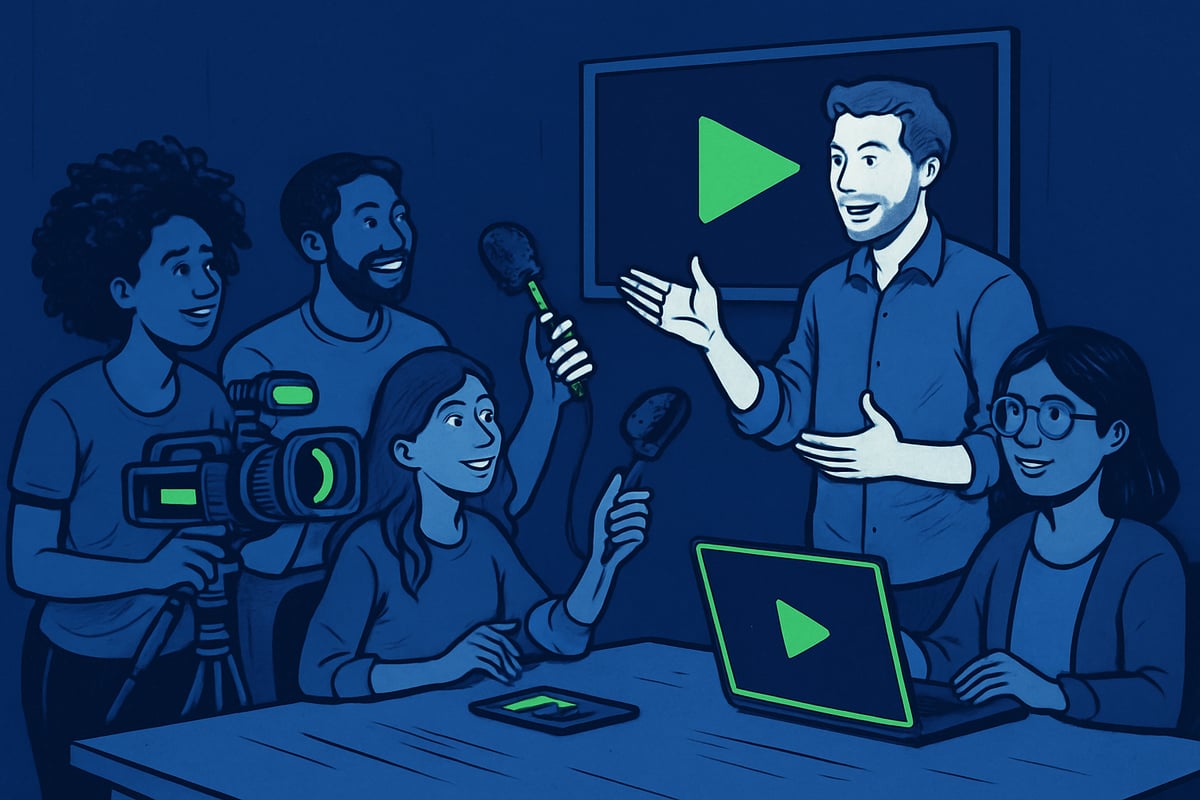 Animation et déroulement d’un atelier vidéo étape par étape