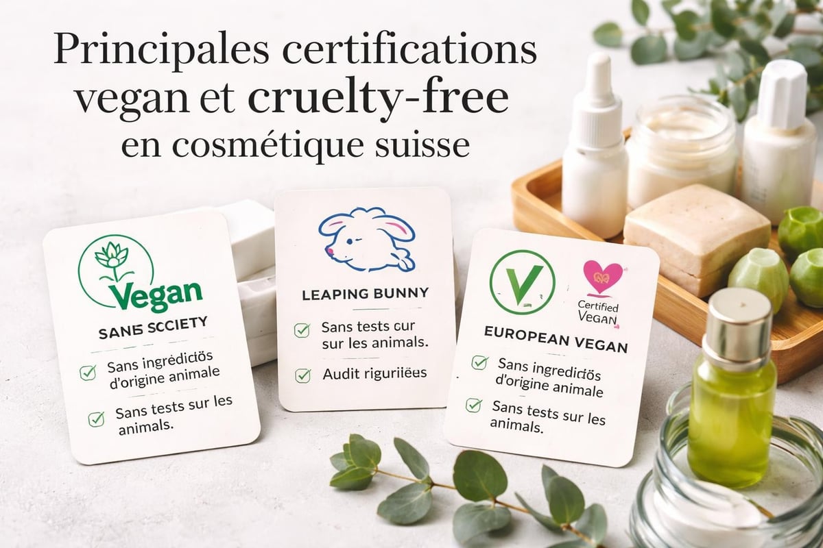 Labels vegan et cruelty-free