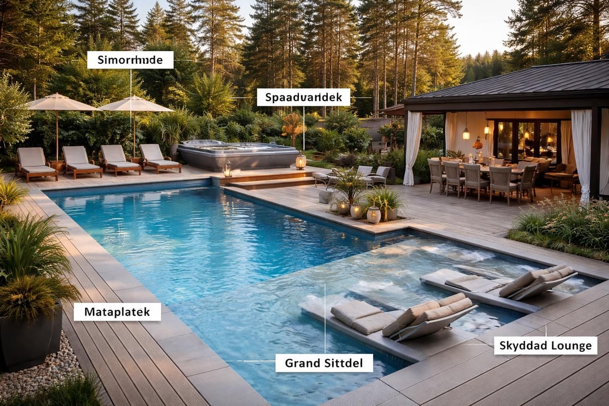 Pool area functionality
