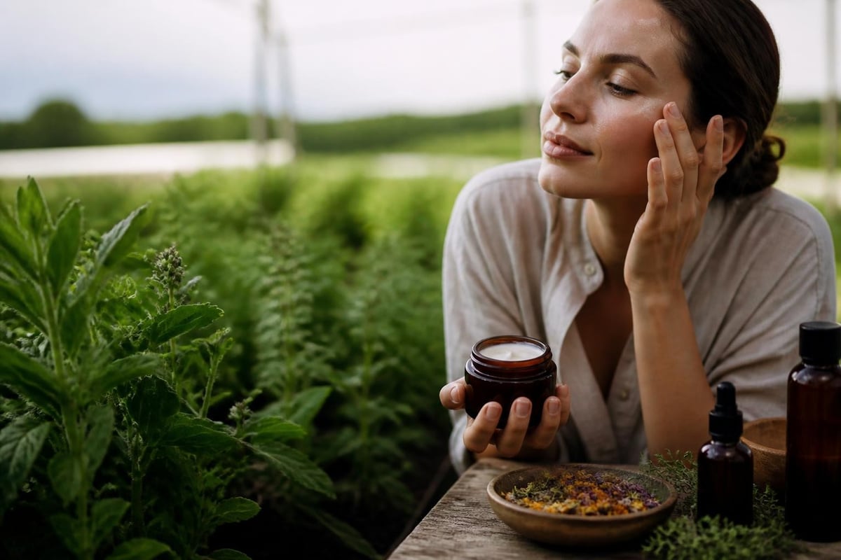 Organic skincare ecosystem