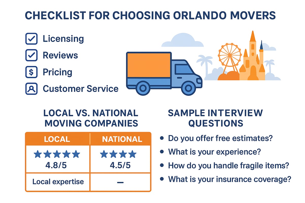 How to Choose the Best Orlando Movers