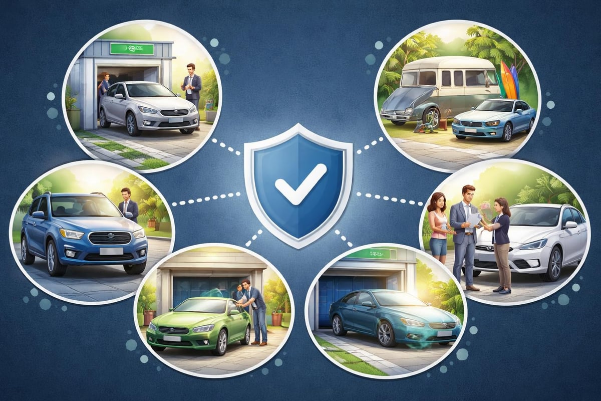 Situaciones para seguros de coche temporales