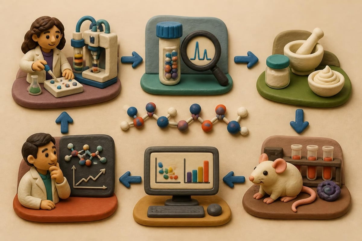 Alpha peptide experimental workflow