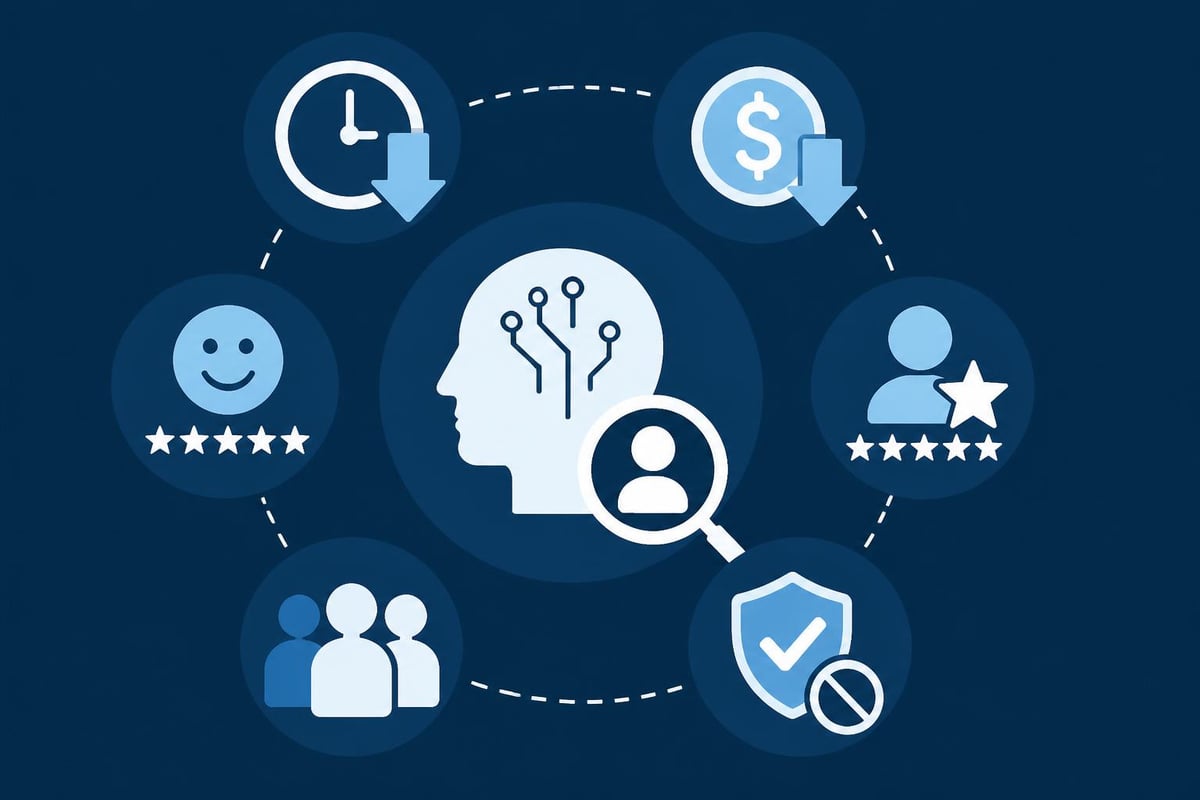 AI staffing metrics dashboard