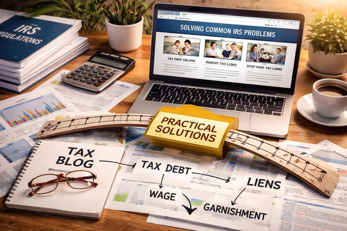 Tax blog connecting taxpayers with IRS solutions