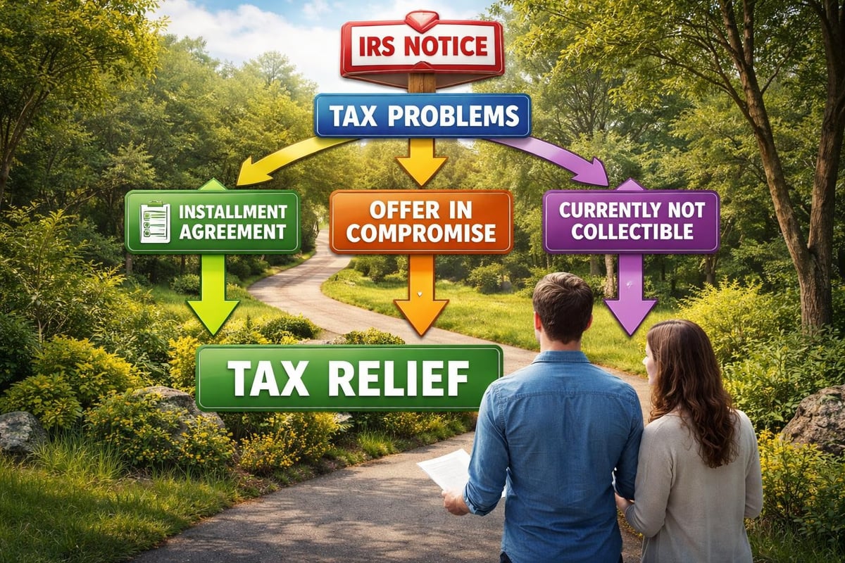 Tax debt resolution process