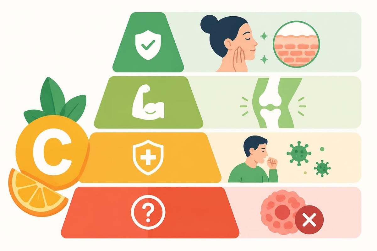Vitamin C research evidence hierarchy