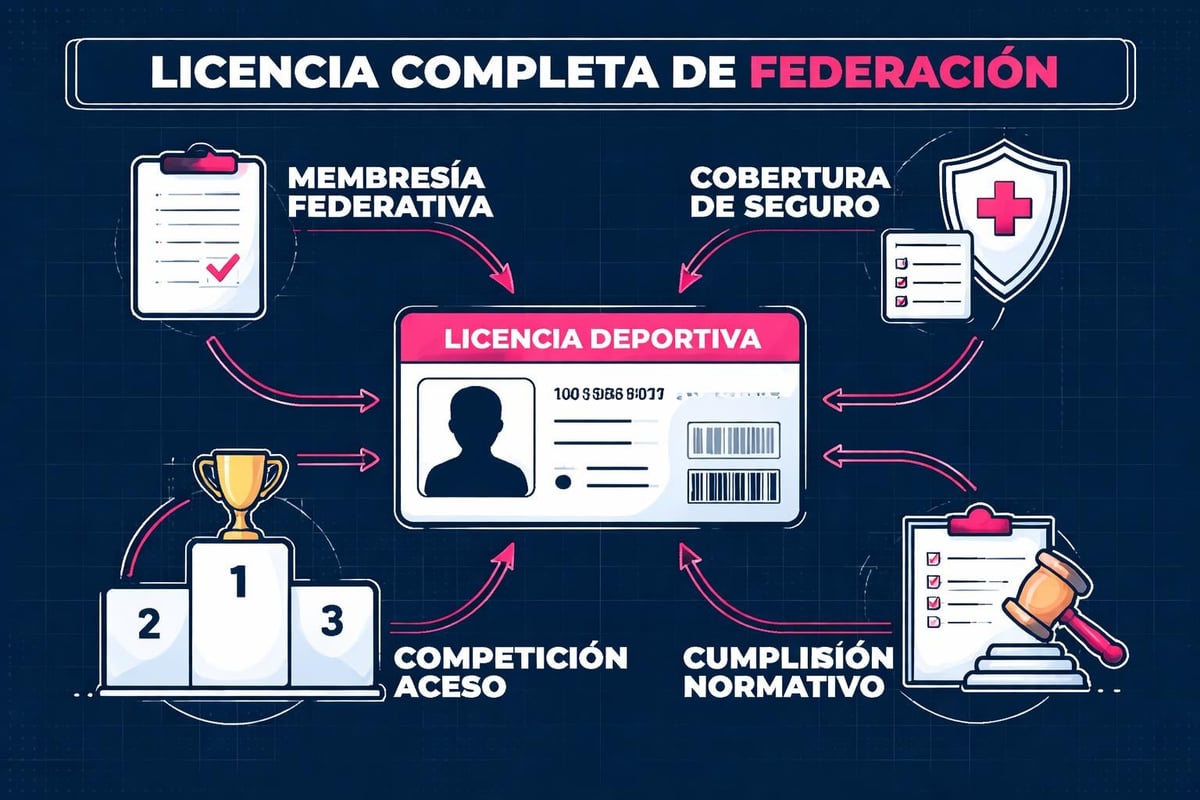 Componentes de una licencia federativa