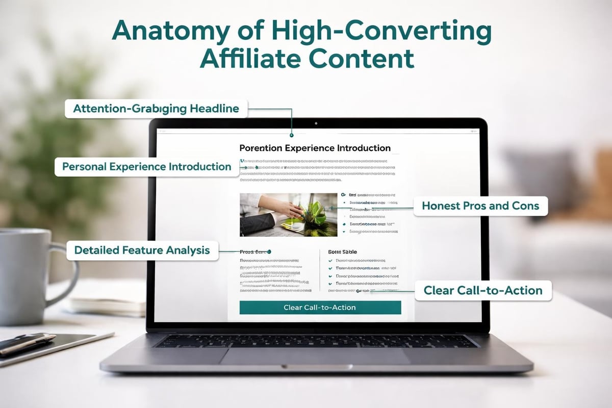Conversion-focused content structure