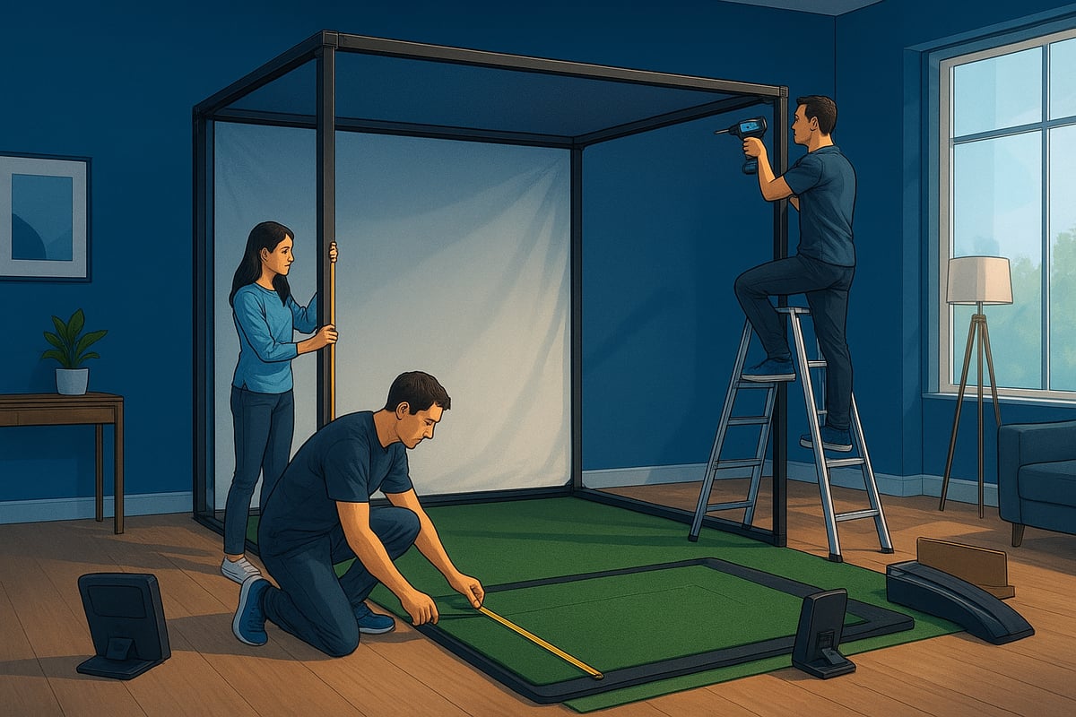 Step-by-Step Guide: Setting Up Your Indoor Golf Enclosure
