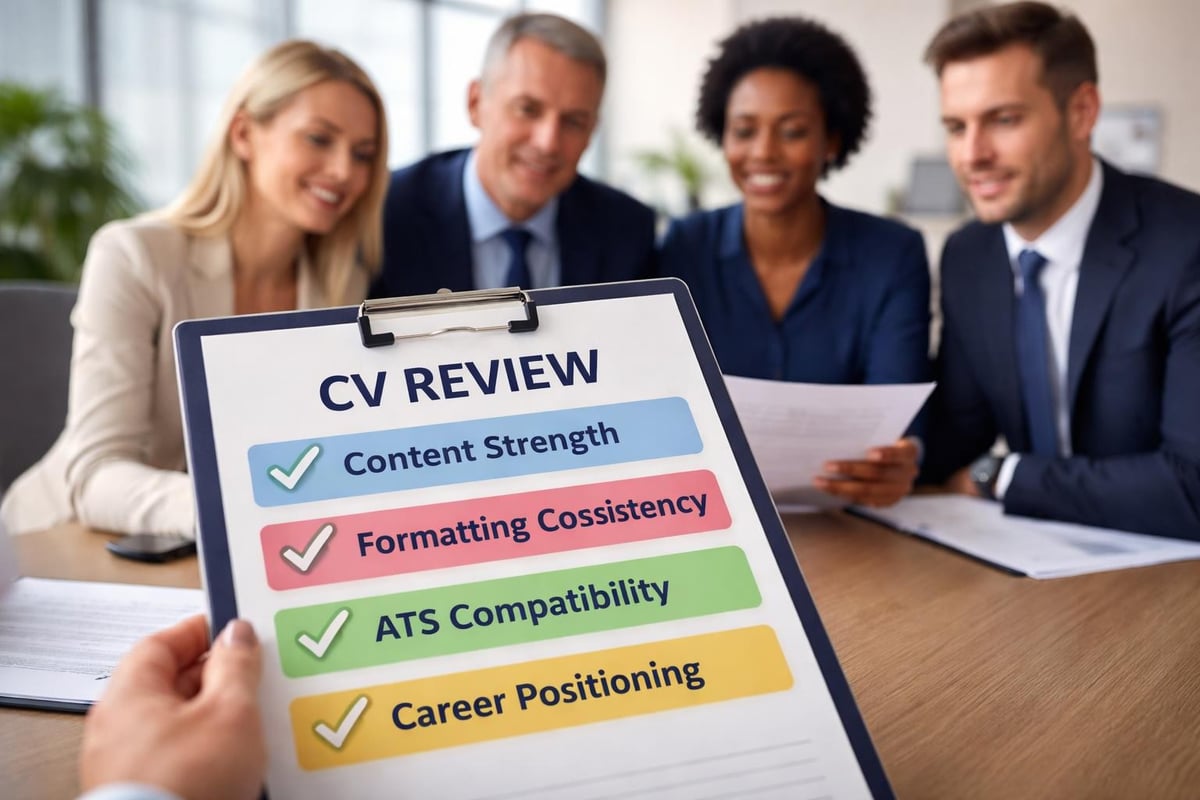 CV review criteria