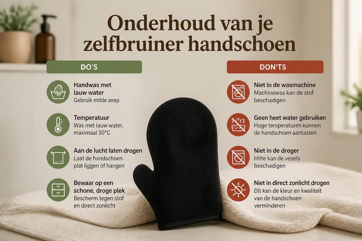 Onderhoudstips zelfbruiner applicator