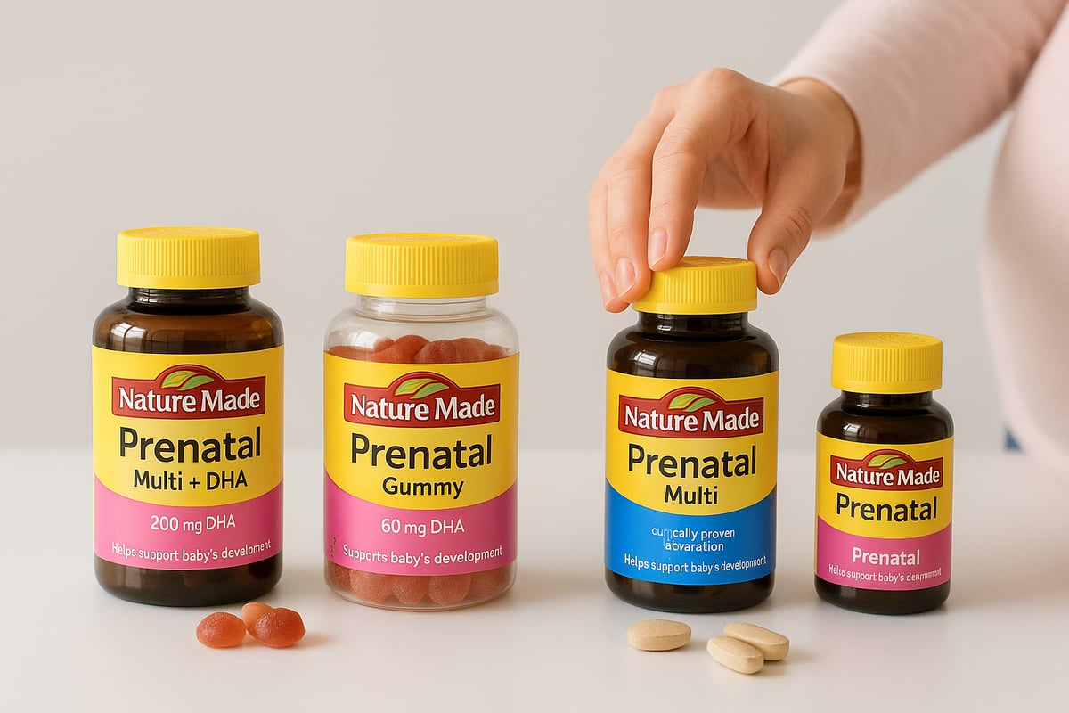 Comparing Nature Made Prenatal Vitamin Options
