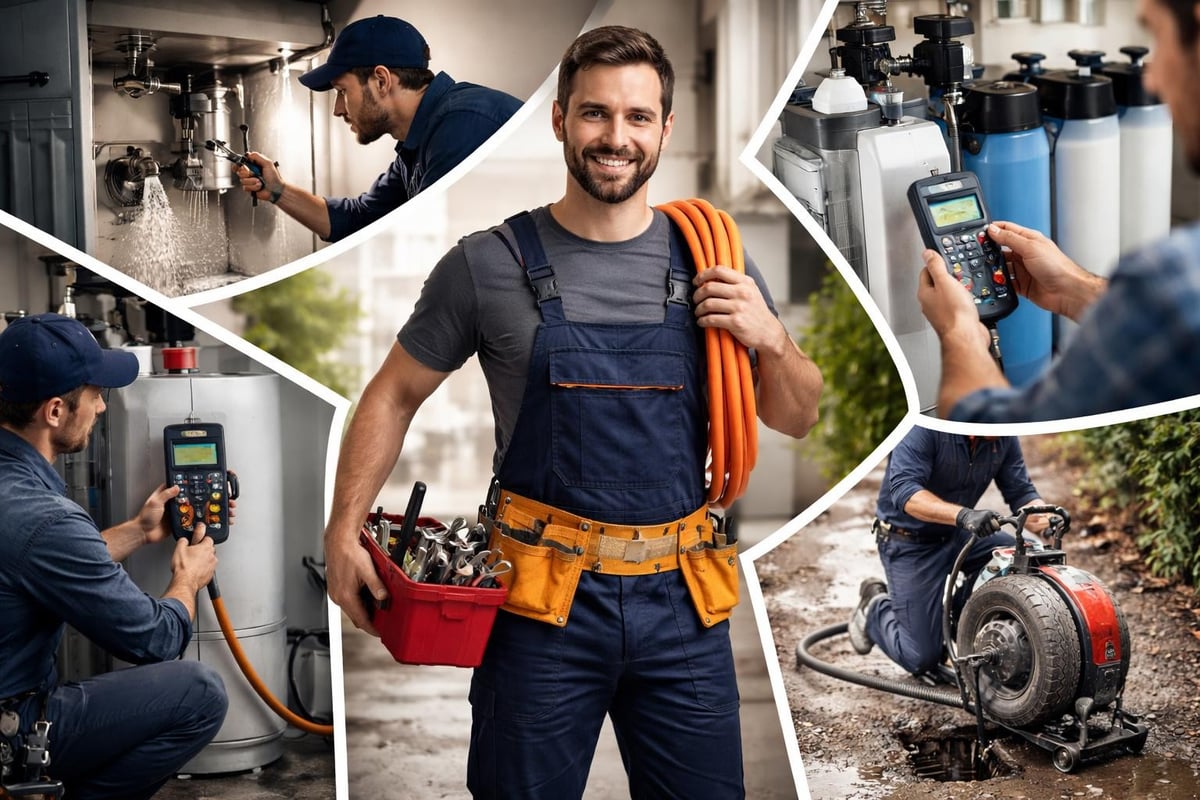 Plumbing service categories