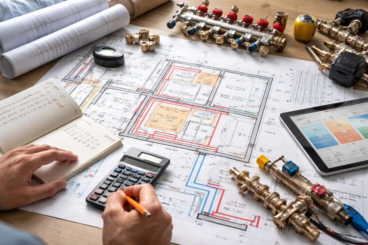 Heating distribution planning