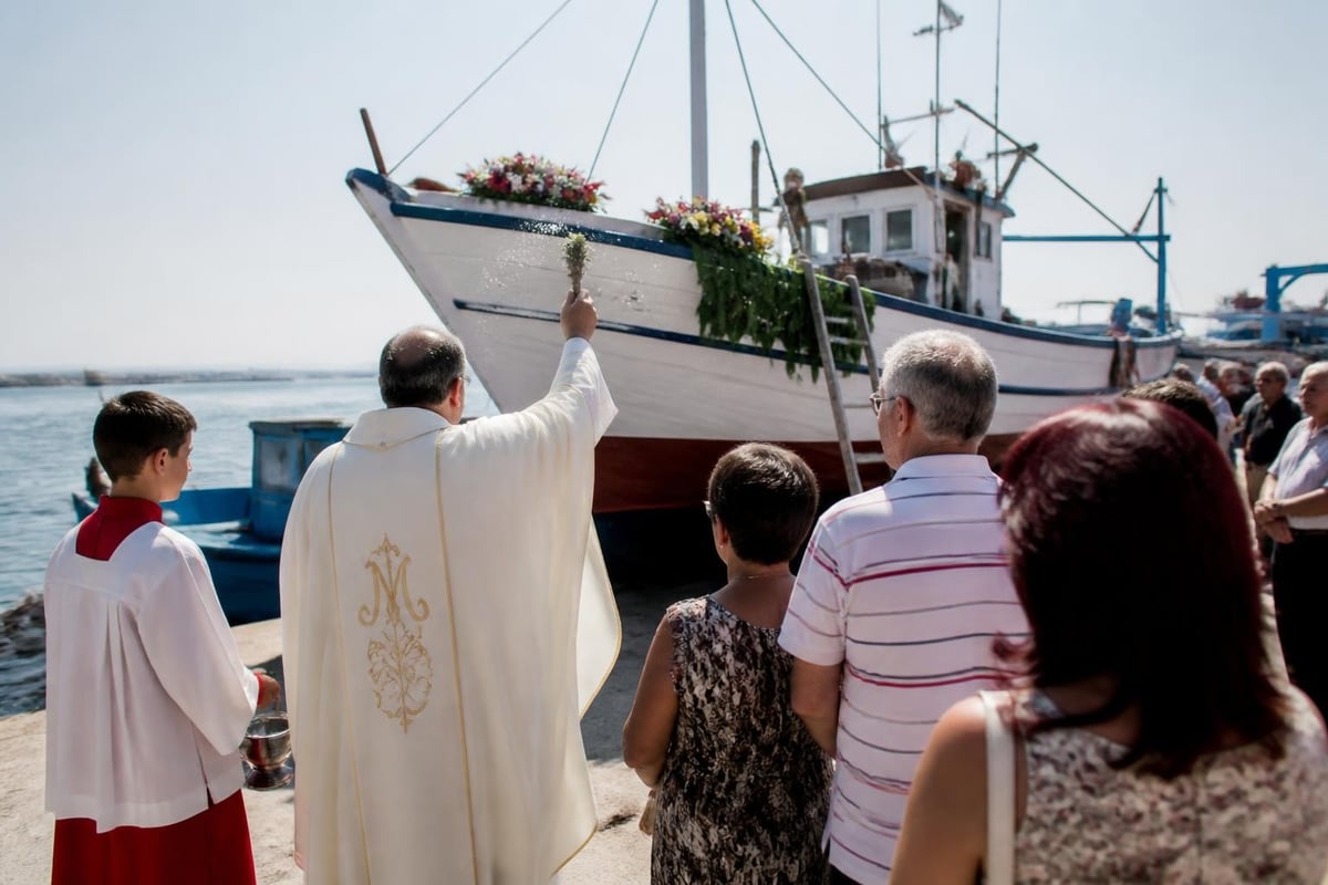 Catholic traditions honoring patron saints of fishermen