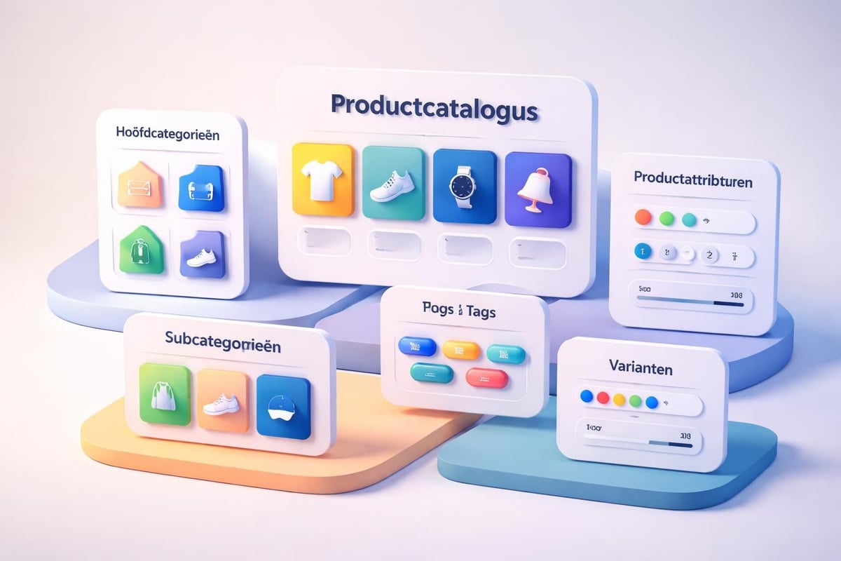 Productcatalogus structuur